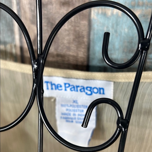 Bohemian Beige and Black layered blousy top - Picture 2 of 16